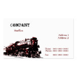 Steam Locomotive Business Card