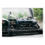 Steam Locomotive Greeting Card