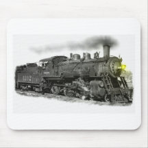 Steam Locomotive Mousepad