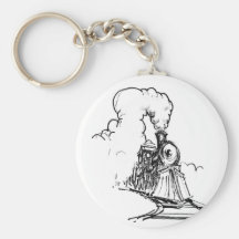 Steam Train Keychain