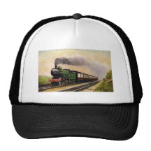 Steam Train Trucker Hats