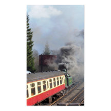STEAM TRAINS UK BUSINESS CARD TEMPLATES