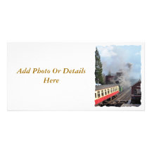 STEAM TRAINS UK CUSTOM PHOTO CARD