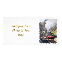 STEAM TRAINS UK CUSTOM PHOTO CARD
