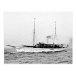 Steam Yacht Emerald, early 1900s Postcards