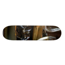 Steamed Muscles At The Dinner Table Skate Deck