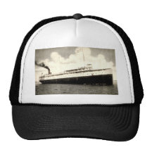 Steamer Juniata of the Anchor Line Hat