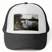 Steamer on River Saskatchewan, Edmonton, Alta. Trucker Hats