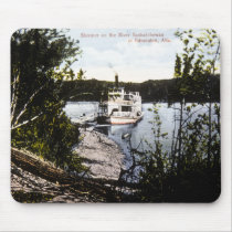 Steamer on River Saskatchewan, Edmonton, Alta. Mousepads