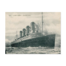 Steamer SS Lusitania Post Cards