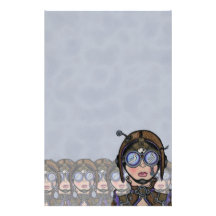 Steamface #1 Steampunk Stationery