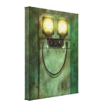 Steampunk - Be Happy Stretched Canvas Print