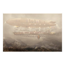 Steampunk - Blimp - Airship Maximus stationery