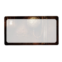 Steampunk - Boiler Gauge Custom Shipping Labels