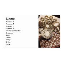 Steampunk Business Cards