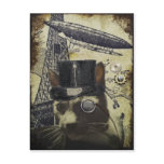 Steampunk Cat Postcard