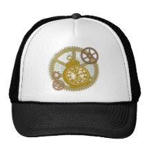 Steampunk Clock and Gears Hat
