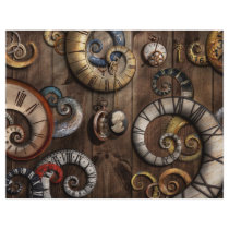 Steampunk - Clock - Time machine flyers