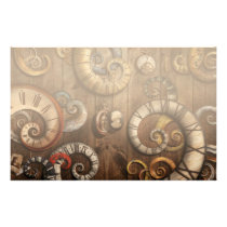 Steampunk - Clock - Time machine stationery