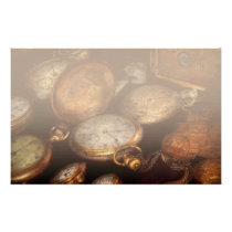 Steampunk - Clock - Time worn stationery