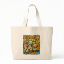 Steampunk Clocks and Time Canvas Bags
