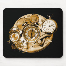 Steampunk Clocks II Mouse Pad
