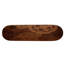 Steampunk Cogs & Gears Skateboard