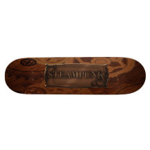 Steampunk Cogs & Gears Skateboard
