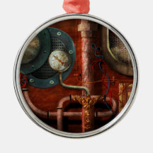 Steampunk - Controls Christmas Tree Ornament