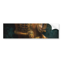 Steampunk - Diving - The diving helmet Bumper Stickers