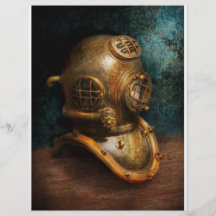 Steampunk - Diving - The diving helmet Flyers