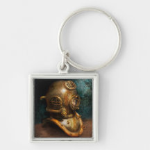 Steampunk - Diving - The diving helmet Keychain