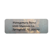 Steampunk - Diving - The diving helmet Custom Return Address Labels