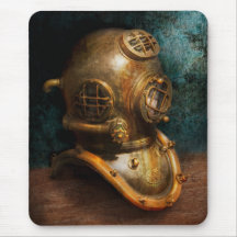Steampunk - Diving - The diving helmet Mousepad