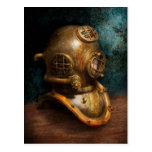 Steampunk - Diving - The diving helmet Post Card