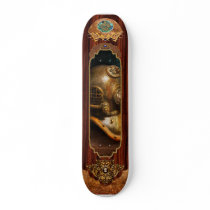 Steampunk - Diving - The diving helmet Skateboard Deck