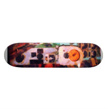Steampunk - Electrical Control Room Skate Board Decks
