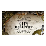 Steampunk embraye les cartes victoriennes d'enregi cartes de visite personnelles