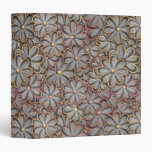 Steampunk Flower Power 3 Ring Binder