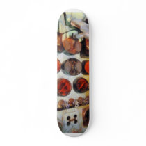 Steampunk - Gauges in Engine Room Skate Board Deck
