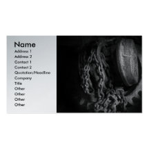 Steampunk - Gear - Hoist and chain Business Cards