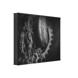 Steampunk - Gear - Hoist and chain Gallery Wrap Canvas