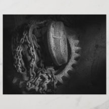 Steampunk - Gear - Hoist and chain Custom Flyer