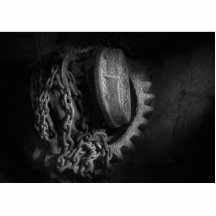 Steampunk - Gear - Hoist and chain Cut Out