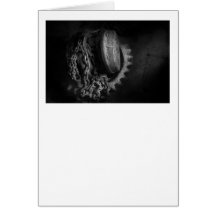 Steampunk - Gear - Hoist and chain Greeting Card