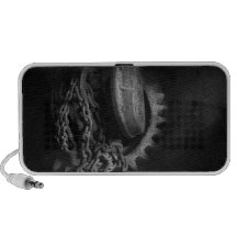 Steampunk - Gear - Hoist and chain Mp3 Speaker