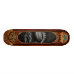 Steampunk - Gear - Hoist and chain Custom Skate Board