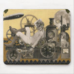 Steampunk Heroine Mouse Pad