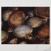 Steampunk - horloge - temps porté tract