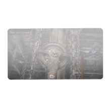 Steampunk - Industrial Strength Personalized Shipping Labels